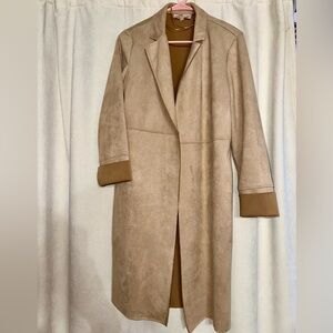 Suede Philosophy Trench Coat